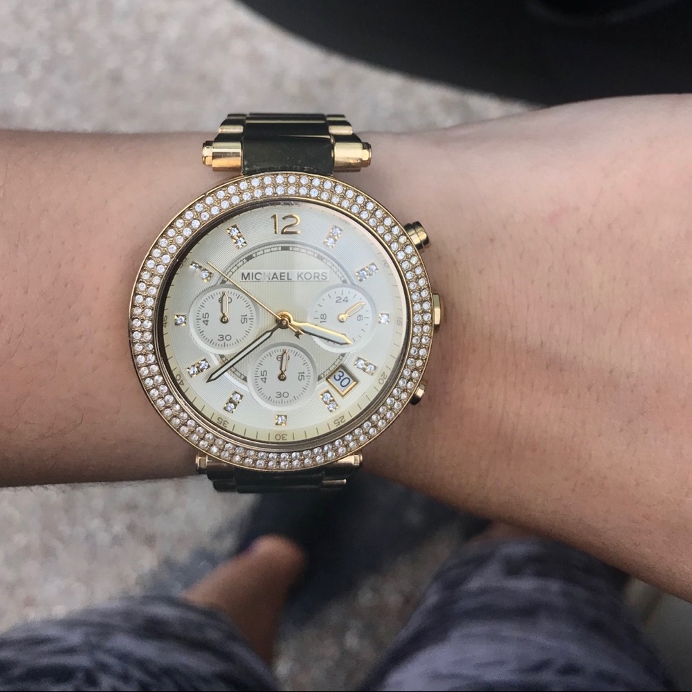 Gold Michael Kors ‘Parker’ Watch